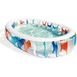 Inflatable (IND*11)Baby Bath Pool Kid Bathtub Paddling Pool With Free Pump1393 Inflatable Swimming Pool-image-15