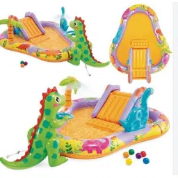 littlebloom Dinosaur Inflatable Play Swim(IND*95304) Center1372 Inflatable Swimming Pool-picture-19