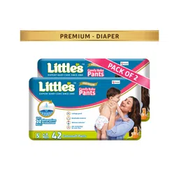 Little's Baby Diapers S Size (Small) Pants Style | 4-8 kg | 84 Count - Pack of 2 | CottonSoft Baby Diaper with Leakage Guard, Wetness Indicator & 12 Hours Absorption-picture-16
