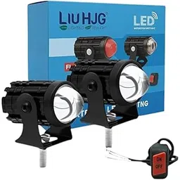 LIU HJG Mini Driving Yellow White And Red Devil with Flashing Fog Lamp Motorbike, Car LED (12 V, 36 W) (Universal For Bike, Universal For Car, Pack of 3)-picture-17