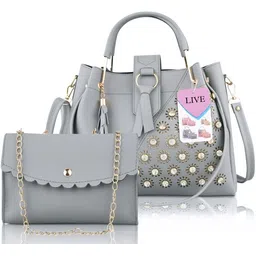 live Women Grey Messenger Bag-picture-13