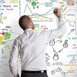 LIVECOOL Dry Erase Whiteboard Film Surface for Walls, Doors, Tables,White Wallpaper Peel and Stick,White Contact Paper (24 X 48 Inch)-picture-25