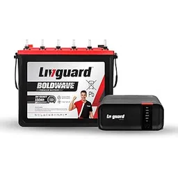 Livguard Sineverter Pro 700VA/12V Pure Sine Wave Inverter with Livguard 150Ah Tall Tubular Value Plus Bold Series Inverter Battery |Reliable Power Backup for Home, Office, and Shops-image-1