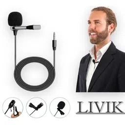 livik METAL 3.5mm Clip Microphone For Youtube | Collar Mike for Voice Recording | Lapel Mic Mobile, PC, Laptop, Android Smartphones, DSLR Camera Microphone Microphone Microphone-picture-19