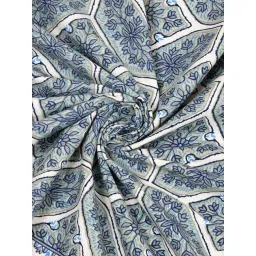 Living Roots Blue Viscose 210 TC Double Bedsheet with 2 Pillow Covers image 3
