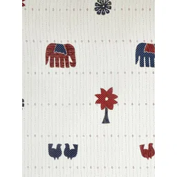 LIVING ROOTS White & Maroon Printed Pure Cotton 144 TC King Bedsheet Set 2.74 x 2.74 m-picture-17