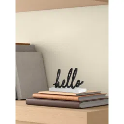 Living Scapes by Pantaloons Black Aluminium Figurine-picture-41