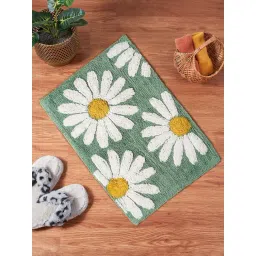 Living Scapes by Pantaloons Green Cotton 1500 GSM Bath Mat-picture-16