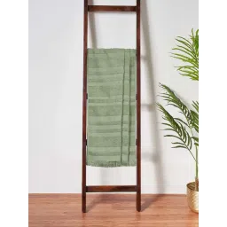 Living Scapes by Pantaloons Green Cotton 575 GSM Bath Towel-picture-17