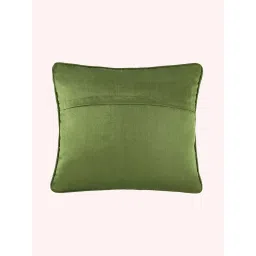 Living Scapes by Pantaloons Green Cotton Cushion Cover image 3