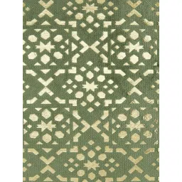 Living Scapes by Pantaloons Green Cotton Cushion Cover image 5