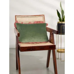 Living Scapes by Pantaloons Green Cotton Polyester Cushion Cover-picture-14