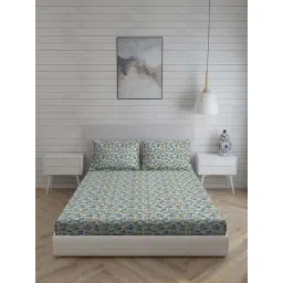 Living Scapes by Pantaloons Multicoloured Queen Flat Bedsheet Set-picture-24