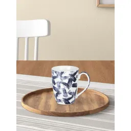 Living Scapes by Pantaloons Navy Bone China Tea Coffee Mugs (0.3 L)-picture-43