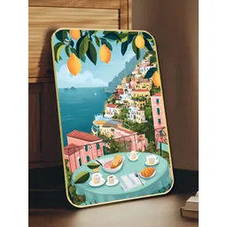 Livin'luxe Blue & Green Landscape Wooden Wall Art-picture-32