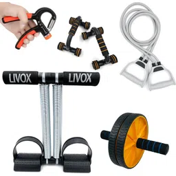 livox Tummy Trimmer, Ab Roller, Pushup Bar, Toning Tube, Handgrip Ab Exerciser-picture-19