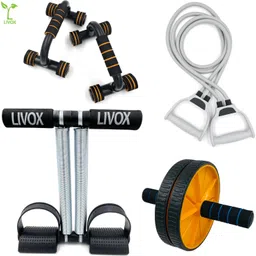 livox Tummy Trimmer And Toning tube, wheel Roller With Pushup Bar. Ab Exerciser-picture-11
