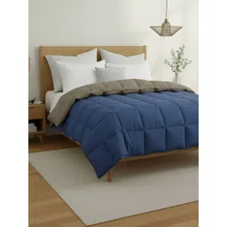 LIVSPACE Navy Blue & Blue Microfiber Heavy Winter 150 GSM Comforter-picture-30