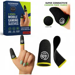 lixis Logo Printed Gaming Thumb Sleeves for PUBG, Free Fire, BGMI & COD | Anti-Sweat Finger Sleeve-picture-19