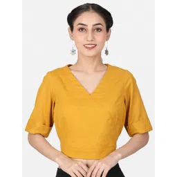 Llajja Pure Cotton Readymade Saree Blouse-picture-36