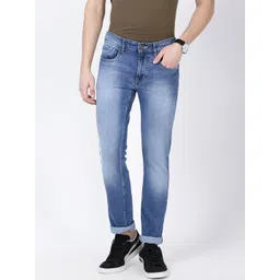 Llak Jeans Men Blue Skinny Fit Mid-Rise Clean Look Stretchable Jeans-picture-26