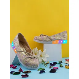LMG Lifestyle Girls Embellished Party Mojaris Flats-picture-27