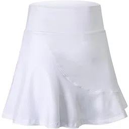 Lnrueg Skirt Simple Fashion Breathable Sports Skort High Waisted Fashion Ruffle Moisture-Wicking Simple Causal Tennis Skort Workout Skort with Inner Pocket-picture-11