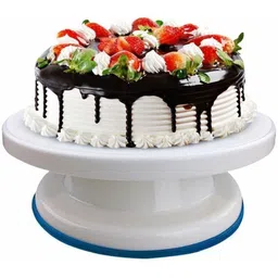 local vocal zone cake turntable rotating cake stand Plastic Cake Server-picture-33