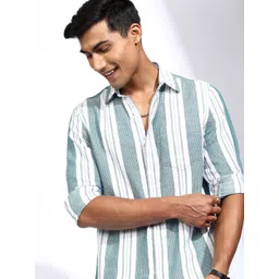 LOCOMOTIVE Men Opaque Checked Casual Shirt-picture-13