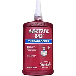 Loctite 243-250ml,Threadlocker,medium-strength, prevention of loosening, secure bonding for machinery, engine,vehicles, for all metals, high temperature, oil tolerant, for pumps gearboxes and motors-picture-20