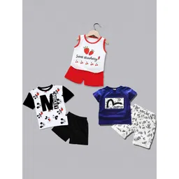 Lofn Unisex Kids Printed T-shirt with Shorts-picture-37