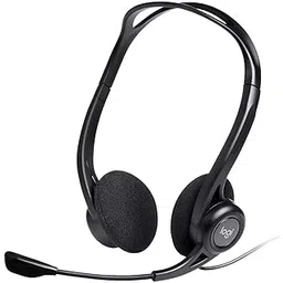 Logitech H370 USB Stereo Wired Over Ear Headphones with mic,in-Line Controls, Adjustable Headband, PC/Mac/Laptop - Black-image-9