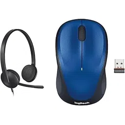 Logitech H340 Stereo Wired Over Ear Headphones with Mic with Noise-Cancelling, USB, Pc/Mac/Laptop --image-0