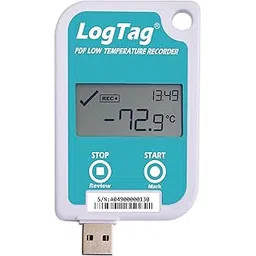 LogTag UTREL-16, Kit Includes: Data Logger, ST10M-15 External Probe with Buffer Bottle, Wall Mount Bracket & NIST Calibration Certificate, Blue/White-picture-15