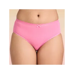 lola and mae C.O.A.T Pack of 1 Hipster Panty With Trim Lace-Rose LMP1004-picture-10