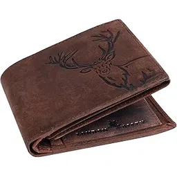 london alley Elk Vintage Brown Leather Wallet For Men, 6 Card Slot | RFID Blocking-picture-46