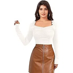 london belly Casual Regular Sleeves Solid Women Top-picture-20