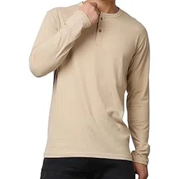 london hills Men's Cotton Regular Fit Printed Round Neck Full Sleeve T-Shirt-picture-28