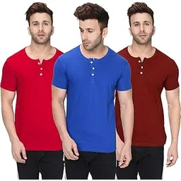 london hills Men's Cotton Regular Fit T-Shirt-picture-23
