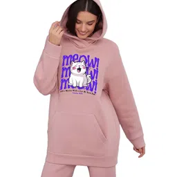 London Hills Women Printed Hooded Sweatshirt-picture-15