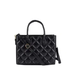 London Rag Black Quilted Small Handbag image 1