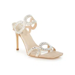 London Rag Embellished PU Party Stiletto Sandals-picture-30