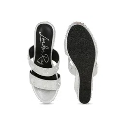 London Rag Embellished Wedge Sandals image 2