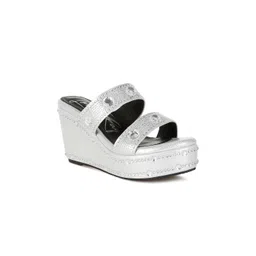 London Rag Embellished Wedge Sandals image 1