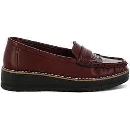 london rag Fringed Nubuck Loafers-picture-47