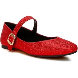 london rag Glitter Pin Buckle Ballerinas-picture-33