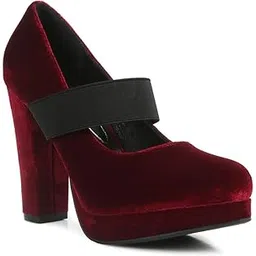 london rag High Block Heel Mary Jane Pumps-picture-42