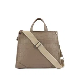 London Rag Khaki Croc Textured Small Handbag-picture-34