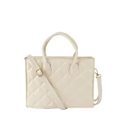 London Rag Off White Quilted Small Handbag-picture-27
