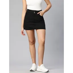 London Rag Women Denim Straight Mini Skirt-picture-36